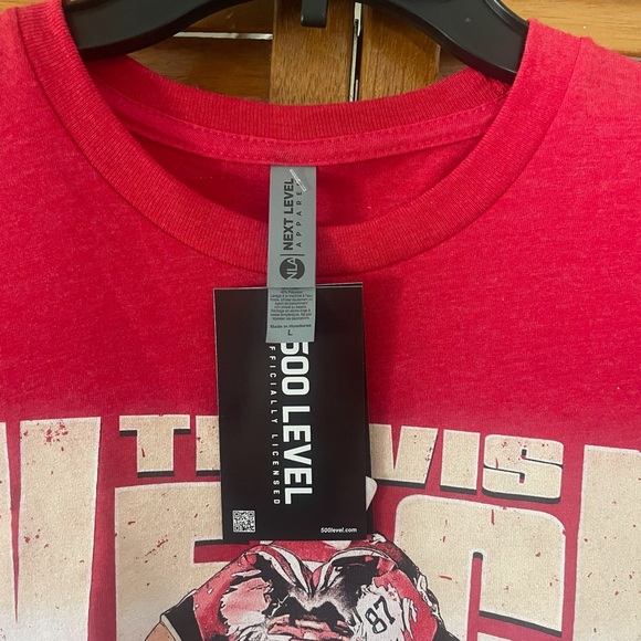 Travis Kelce #87 NFL Kansas City Chiefs Graphic Active Football T-Shirt Sz XL - Picture 4 of 5